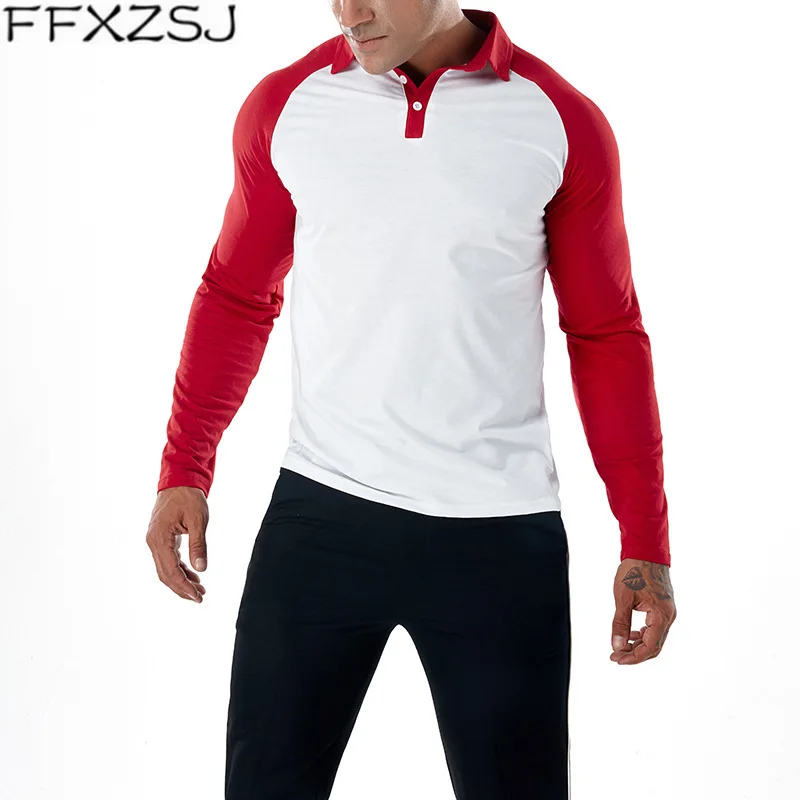 Autumn Men's Clothing Stitching Long Sleeve Polo Shirt Men Casual Contrast Color Lapel top Hot Selling Raglan Sleeve POLO Shirt
Autumn Men's Clothing Stitching Long Sleeve Polo Shirt Men Casual Contrast Color Lapel top Hot Selling Raglan Sleeve POLO Shirt