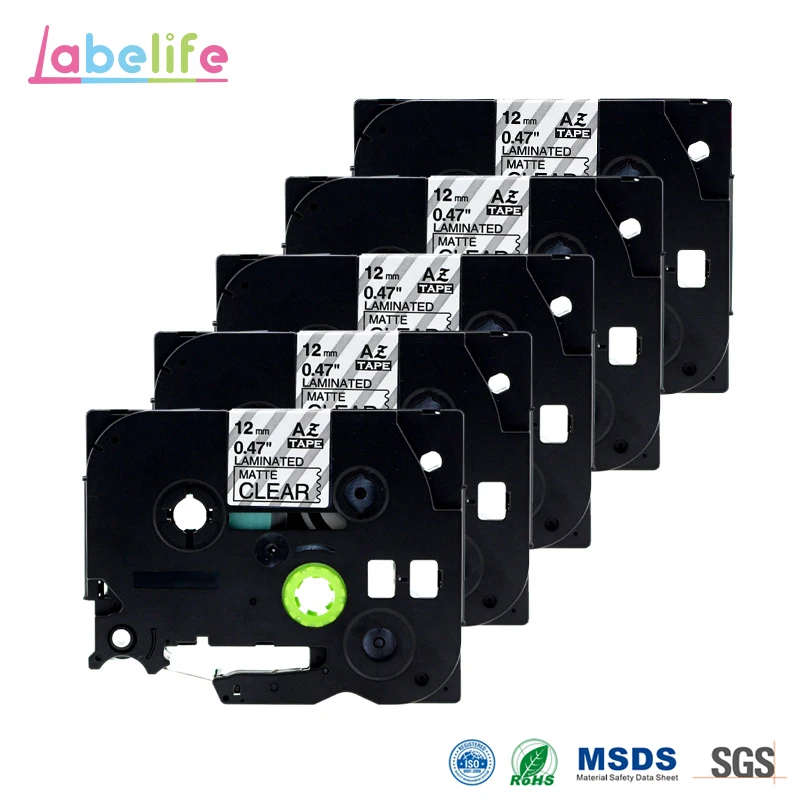 Labelife, 5 упаковок, ленты для этикеток, цвет черный на матовом прозрачном tze M31 tzM31 TzeM31, совместимы с маркерами Brother PTH110
Labelife, 5 упаковок, ленты для этикеток, цвет черный на матовом прозрачном tze M31 tzM31 TzeM31, совместимы с маркерами Brother PTH110