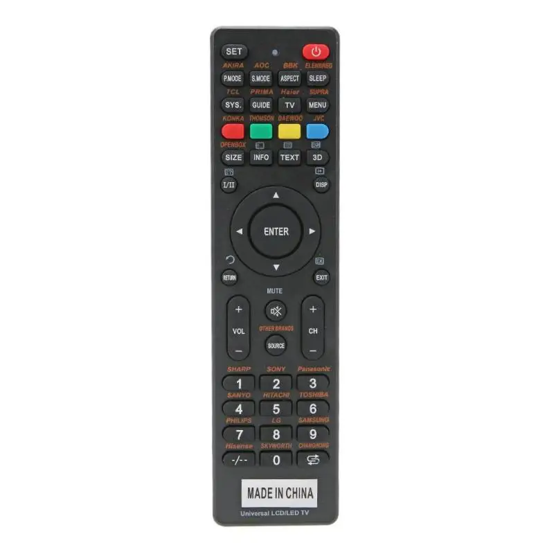 All-in-One Universal TV Remote Control Replacement for SHARP SONY PANASONIC SANYO HITACHI TOSHIBA
All-in-One Universal TV Remote Control Replacement for SHARP SONY PANASONIC SANYO HITACHI TOSHIBA