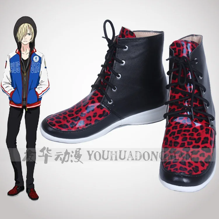 YURI! on ICE Косплей Shoese Yuri Plisetsky Cosstumes Cosplay кроссовки все размеры 35 47 горячая