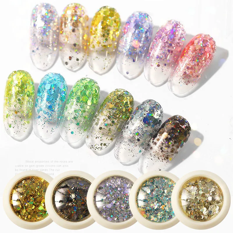 6 Color Laser Fairy Eyes Sequins Eyeshadow Powder High Pigment Makeup Body Make Up Gradient Nail Powder Cosmetics Manicure Tool
6 Color Laser Fairy Eyes Sequins Eyeshadow Powder High Pigment Makeup Body Make Up Gradient Nail Powder Cosmetics Manicure Tool