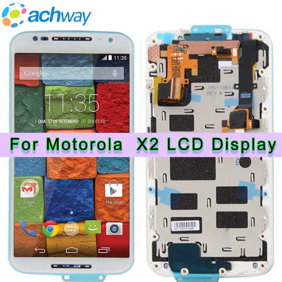 Для Motorola Moto X2 Дисплей 1920x1080 для ЖК-дисплей с Сенсорный экран оцифровать Xt1092 Xt1095