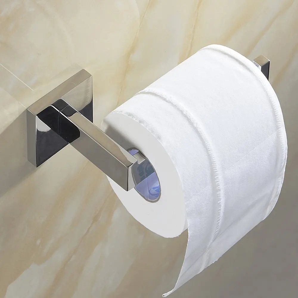 Toilet Paper Holder Tissue Roll Holder Hanger Matte Black Bathroom Accessories Wall Mount
Toilet Paper Holder Tissue Roll Holder Hanger Matte Black Bathroom Accessories Wall Mount