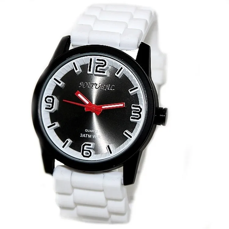 Luxury Brand Unisex Analog Quartz Round Watch Japan PC21J Movement White Soft Silicone Strap Black Dial Water Resistant
Luxury Brand Unisex Analog Quartz Round Watch Japan PC21J Movement White Soft Silicone Strap Black Dial Water Resistant