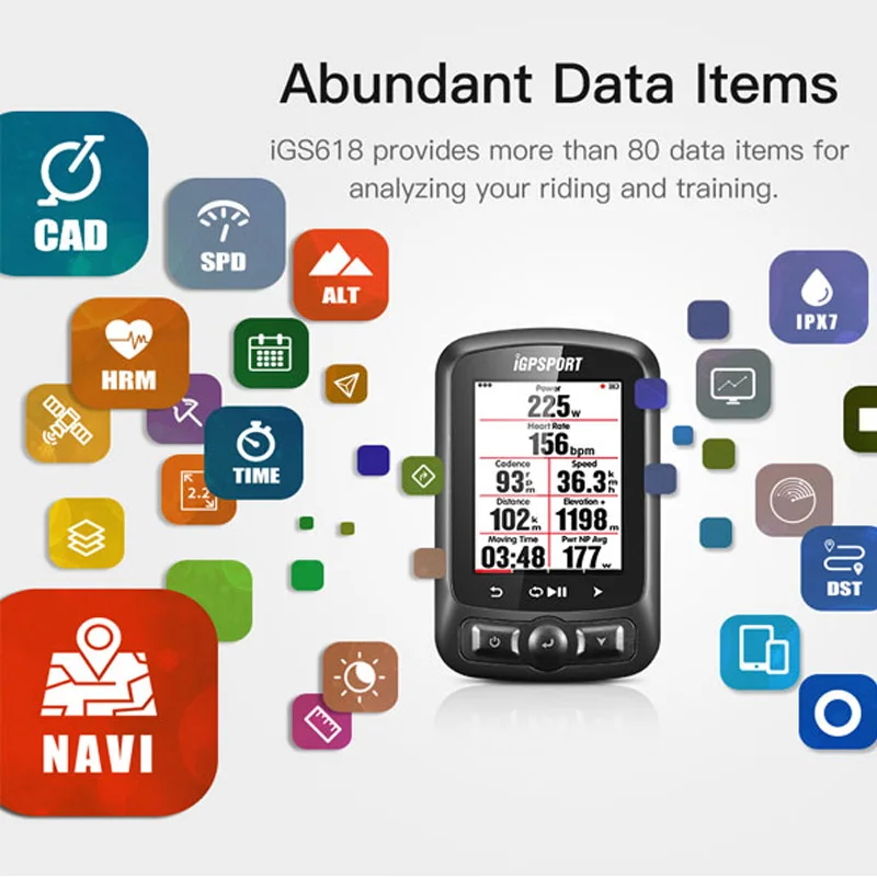 WITH ALL Accesories IGPSPORT IGS618 GPS Cycling Computer Wireless IPX7 Waterproof Bicycle Digital Stopwatch Cycling Speedometer
WITH ALL Accesories IGPSPORT IGS618 GPS Cycling Computer Wireless IPX7 Waterproof Bicycle Digital Stopwatch Cycling Speedometer