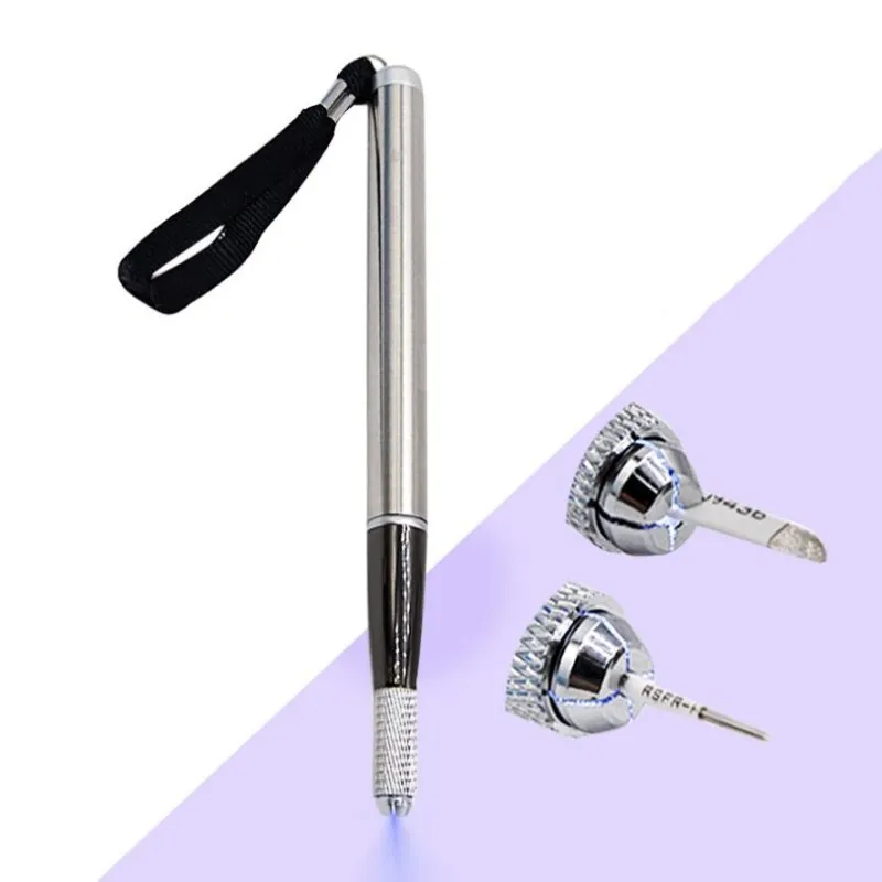 Lighting Tebori Pen Tattoo Machine Permanent Makeup Eyebrow Tattoo Manual Pen Needle Blade Cosmetic Both Usage
Lighting Tebori Pen Tattoo Machine Permanent Makeup Eyebrow Tattoo Manual Pen Needle Blade Cosmetic Both Usage
