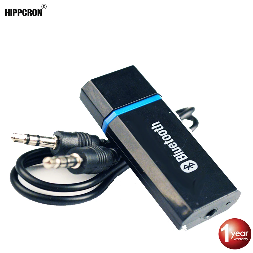 Hippcron Мини Bluetooth автомобильный комплект адаптер Aux 2 1 + EDR аудио приемник 3 5 мм USB