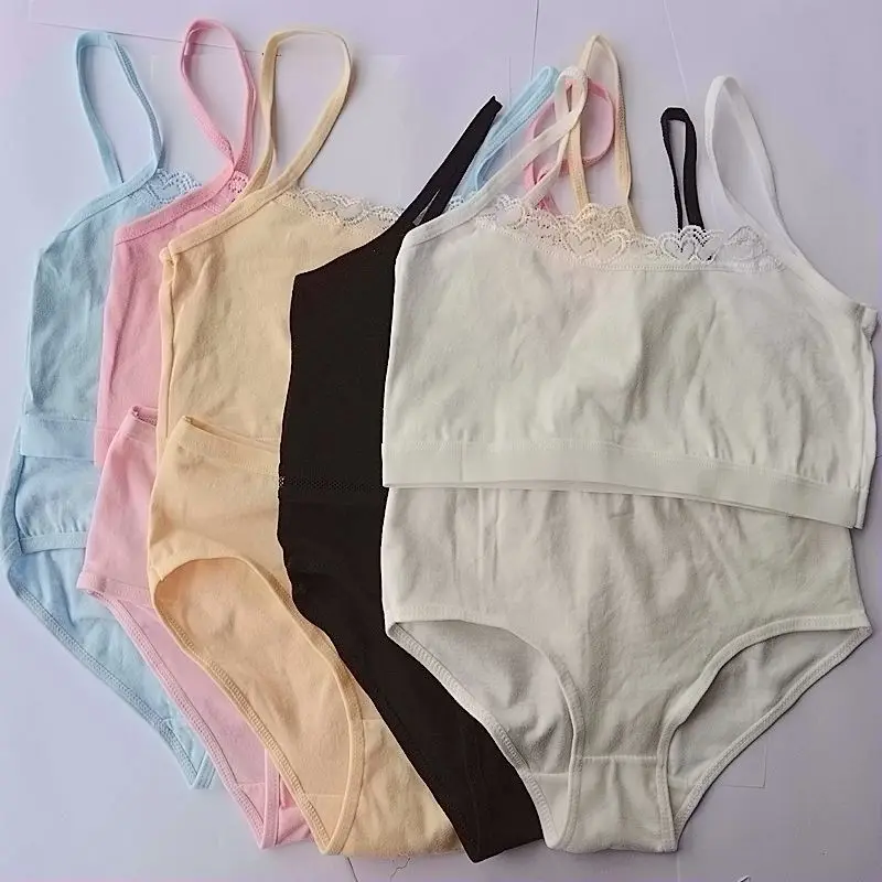 5 X Lace Training Cotton Bra Set for Girls Children Bra Teenagers Lingerie Teen Bra Set Teenage Underwear Girls
5 X Lace Training Cotton Bra Set for Girls Children Bra Teenagers Lingerie Teen Bra Set Teenage Underwear Girls