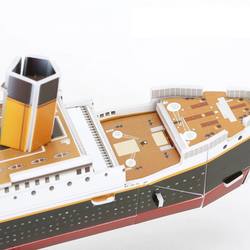 35Pcs Titanic Ship Model 3D Paper Puzzle Children Adults Puzzles Creative Learning Education Brain Teaser Assemble Toy Jigsaw
35Pcs Titanic Ship Model 3D Paper Puzzle Children Adults Puzzles Creative Learning Education Brain Teaser Assemble Toy Jigsaw