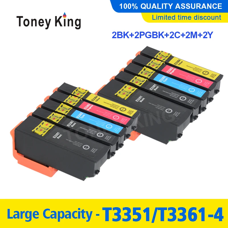 2 комплекта T33 33XL T3351-T3354 чернильный картридж совместимый для Epson Expression Premium XP-530 XP-630 XP-635 XP-640 XP-830 XP-900
2 комплекта T33 33XL T3351-T3354 чернильный картридж совместимый для Epson Expression Premium XP-530 XP-630 XP-635 XP-640 XP-830 XP-900