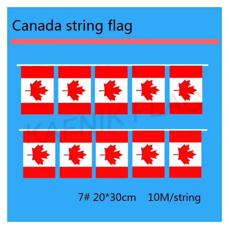 KAFNIK,Canada string flag 5 meters 20 faces 14*21CM and 10 meters 30 faces 20*30CM Bar For Party Decoration
KAFNIK,Canada string flag 5 meters 20 faces 14*21CM and 10 meters 30 faces 20*30CM Bar For Party Decoration