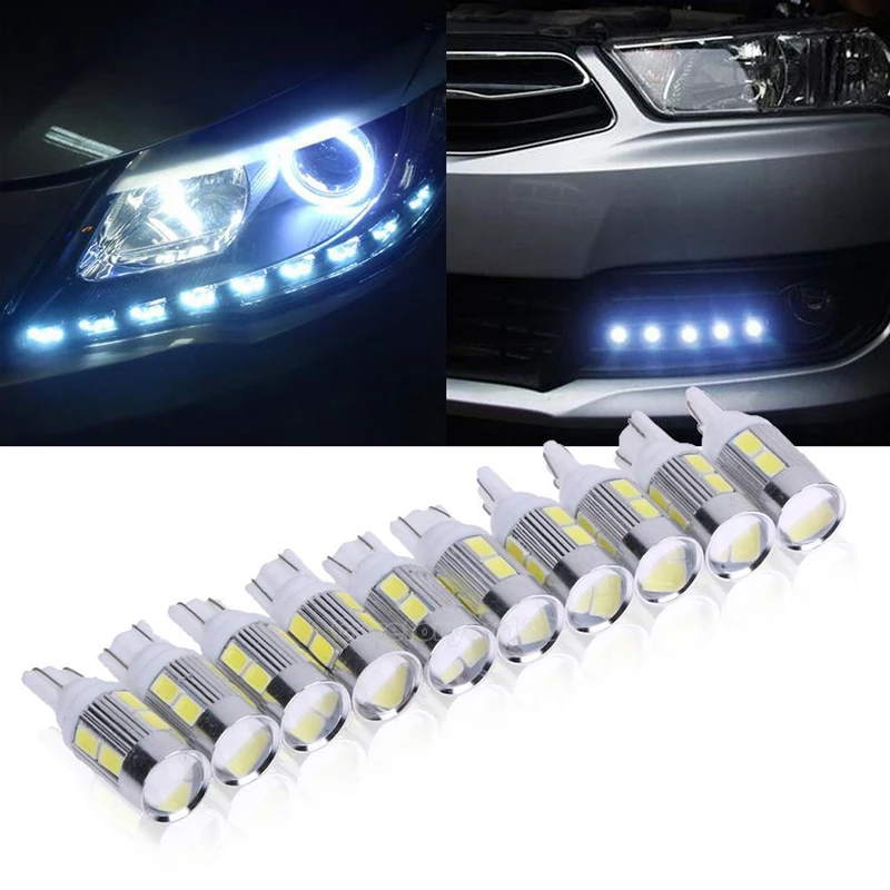 10pcs/set T10 501 194 W5W 5630 10LED Canbus Error Free Wedge Light Lamp Bulb White
10pcs/set T10 501 194 W5W 5630 10LED Canbus Error Free Wedge Light Lamp Bulb White