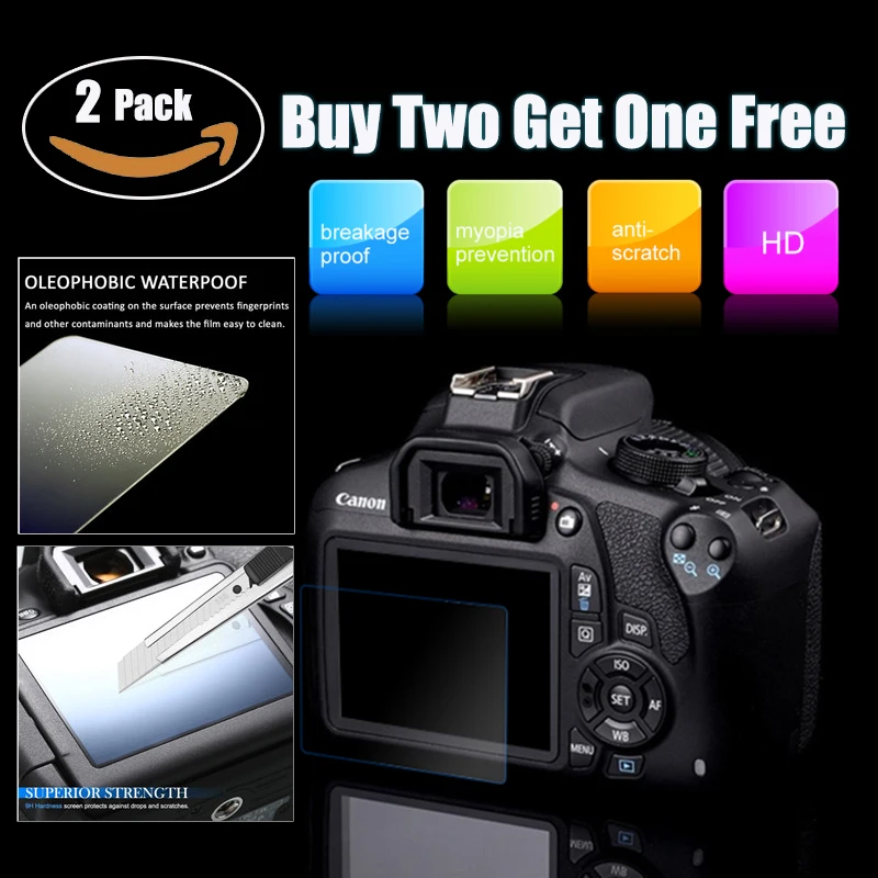 2 PCS 9H Tempered Glass LCD Screen Protector For Sony A7III A7 MARK III A7M3 A7R3 a7RIII A73 A7RM3 A7MIII Camera Screen Film
2 PCS 9H Tempered Glass LCD Screen Protector For Sony A7III A7 MARK III A7M3 A7R3 a7RIII A73 A7RM3 A7MIII Camera Screen Film