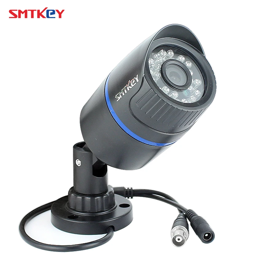Камера видеонаблюдения SMTKEY 1 МП AHD 2000TVL водонепроницаемая наружная внутренняя