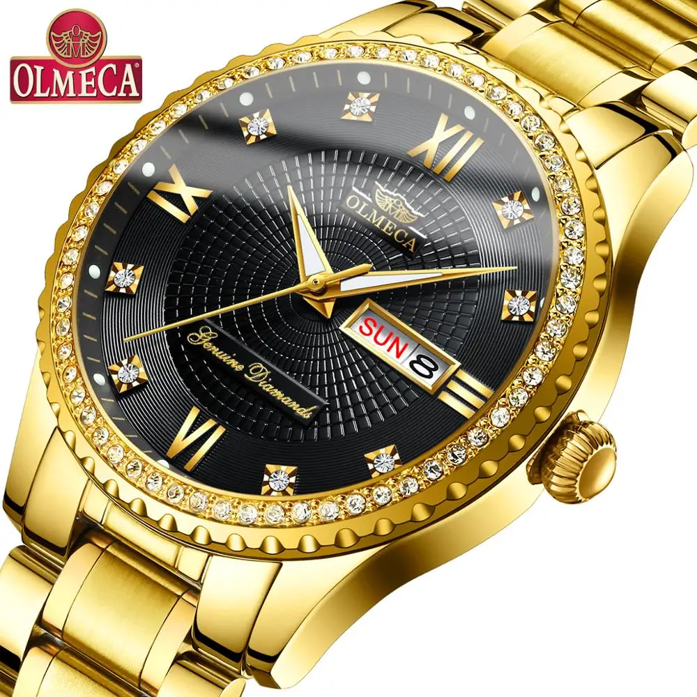 OLMECA Fashion Luxury Casual Men's Wrist Watch relogio masculino Stainless Steel Watches Clock Quartz Watches Business Dress
OLMECA Fashion Luxury Casual Men's Wrist Watch relogio masculino Stainless Steel Watches Clock Quartz Watches Business Dress