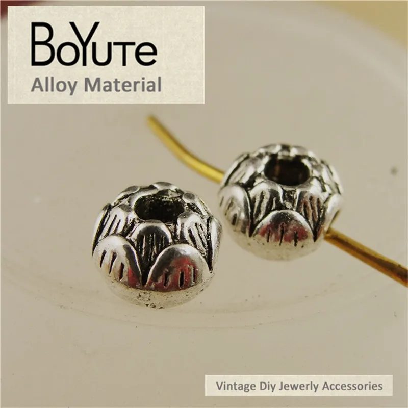 BoYuTe (100 Pieces/Lot) 6*7MM Antique Silver Plated Metal Lotus Beads Diy Jewelry Findings Accessories Wholesale
BoYuTe (100 Pieces/Lot) 6*7MM Antique Silver Plated Metal Lotus Beads Diy Jewelry Findings Accessories Wholesale