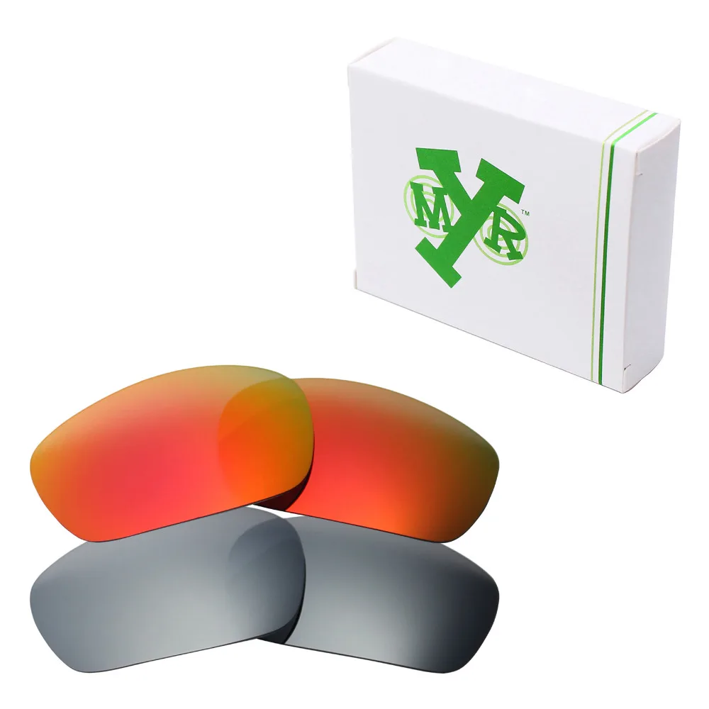 2 Pairs Mryok POLARIZED Replacement Lenses for Oakley Jawbone Sunglasses Silver Titanium & Fire Red
2 Pairs Mryok POLARIZED Replacement Lenses for Oakley Jawbone Sunglasses Silver Titanium & Fire Red
