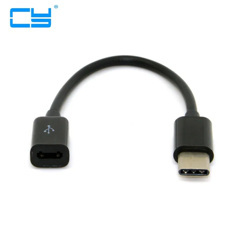 USB 3.1 Type C Male to Micro USB 2.0 5Pin Female Data Cable for Tablet Mobile Phone Black
USB 3.1 Type C Male to Micro USB 2.0 5Pin Female Data Cable for Tablet Mobile Phone Black