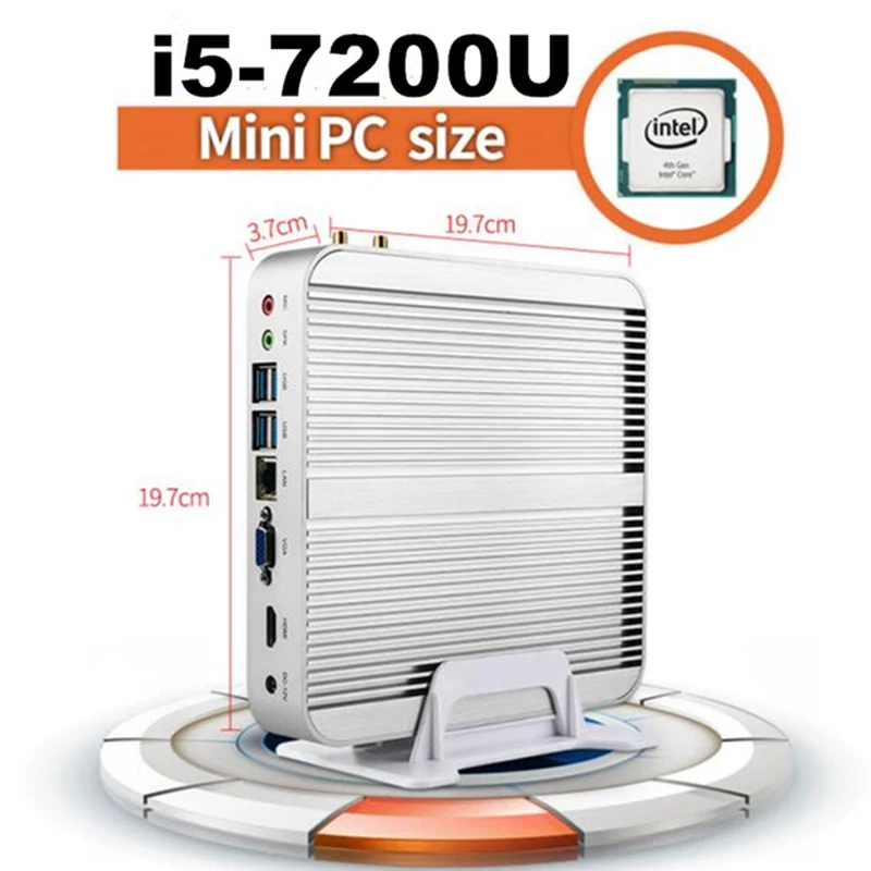 В наличии Акция! KabyLake i3 i5 мини ПК Core i5 7200U i3 7100U мини настольный ПК 4K HTPC Intel HD Graphics 620 неттоп HDMI + VGA
В наличии Акция! KabyLake i3 i5 мини ПК Core i5 7200U i3 7100U мини настольный ПК 4K HTPC Intel HD Graphics 620 неттоп HDMI + VGA