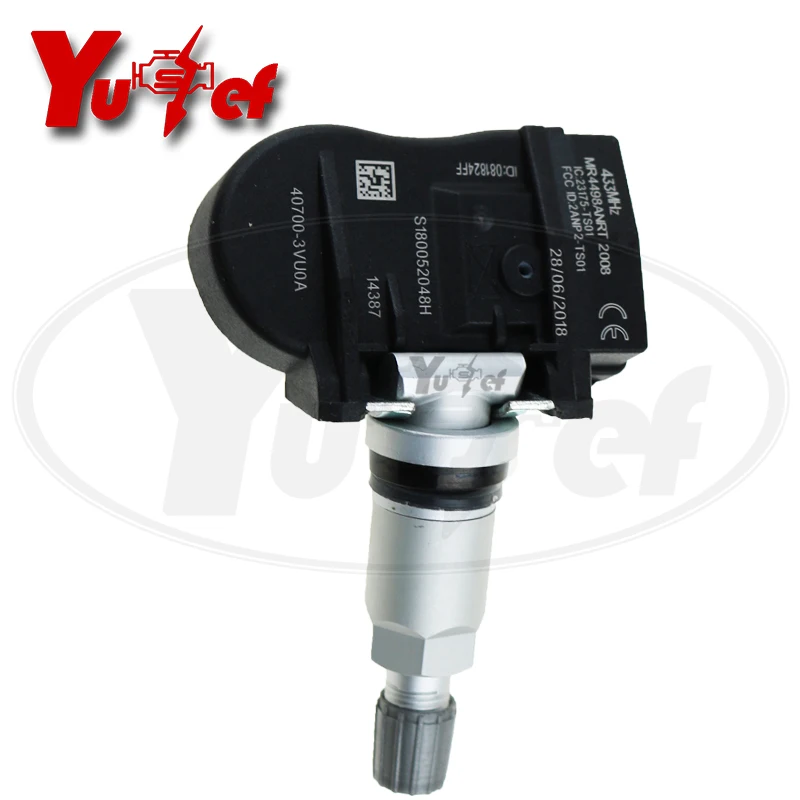 433MHZ Tire Pressure Monitoring Sensor TPMS For NISSAN INFINITI 40700-3VU0A 407003VU0A
433MHZ Tire Pressure Monitoring Sensor TPMS For NISSAN INFINITI 40700-3VU0A 407003VU0A