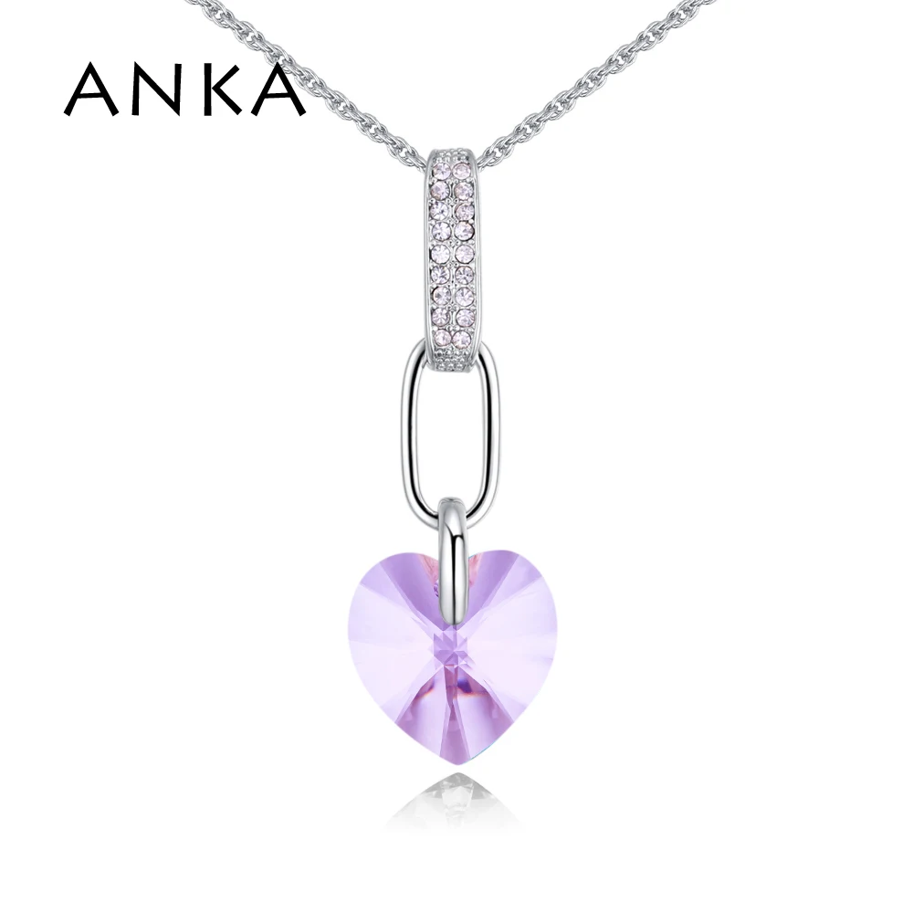 ANKA Fashion Heart Crystal Pendants With Chain Necklace Male Necklaces For Great Woman Jewelry Crystals from Austria #130323
ANKA Fashion Heart Crystal Pendants With Chain Necklace Male Necklaces For Great Woman Jewelry Crystals from Austria #130323