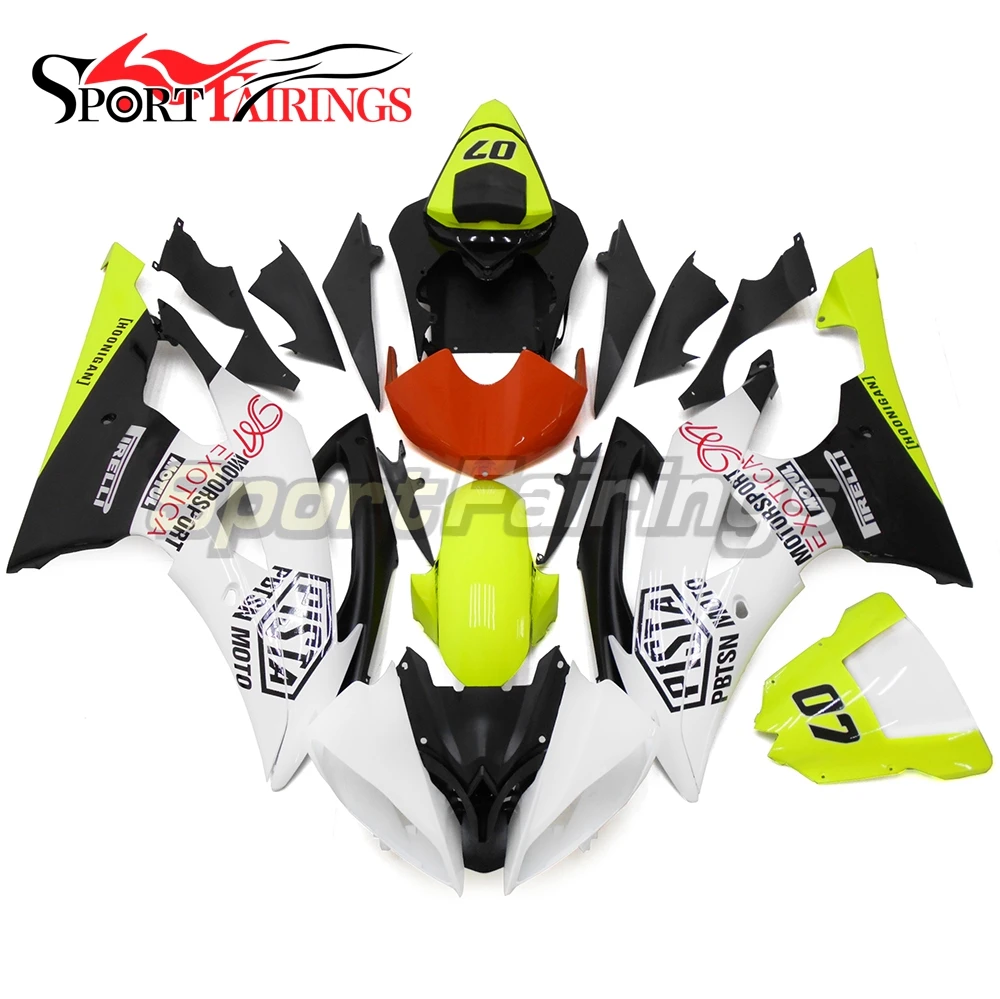 White Black Yellow Fairings For Yamaha YZF R6 08 09 10 11 12 13 14 15 YZF-R6 2008 2009 2012 2014 2015 ABS Motorcycle Fairing Kit
White Black Yellow Fairings For Yamaha YZF R6 08 09 10 11 12 13 14 15 YZF-R6 2008 2009 2012 2014 2015 ABS Motorcycle Fairing Kit