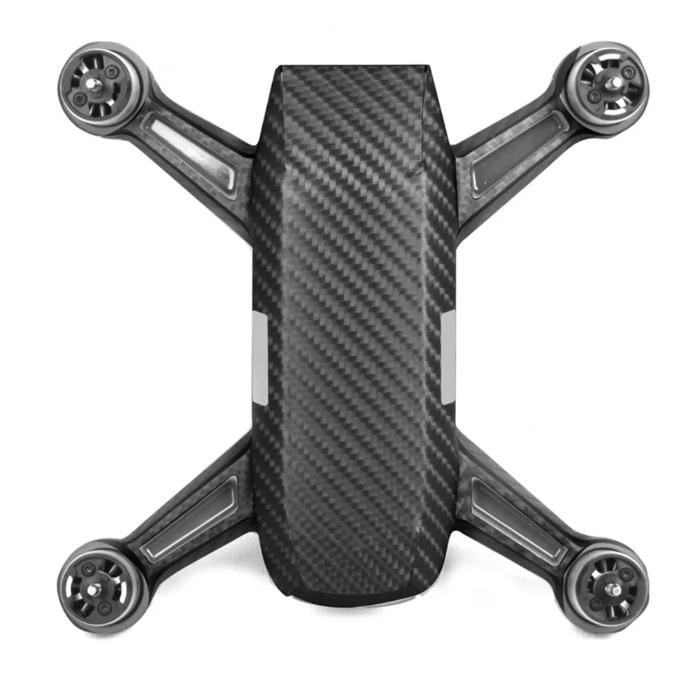 For DJI SPARK Carbon Fiber Stickers Body Remote Control Outdoor Waterproof Protection Accessories With a gas guide groo | Электроника