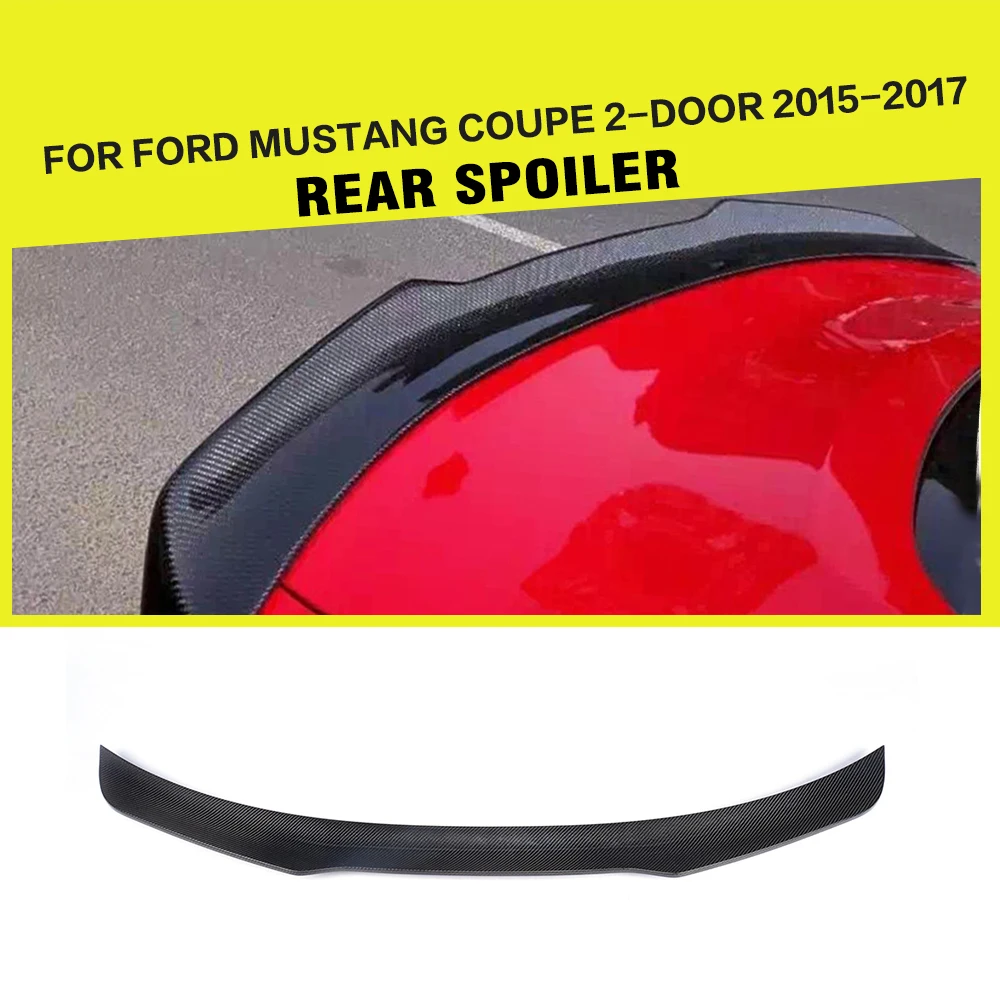 Carbon Fiber Racing Rear Trunk Spoiler Lip Wing For Ford Mustang GT Coupe 2015 - 2017 Car Rear Trunk Boot Lip Wing Spoiler
Carbon Fiber Racing Rear Trunk Spoiler Lip Wing For Ford Mustang GT Coupe 2015 - 2017 Car Rear Trunk Boot Lip Wing Spoiler