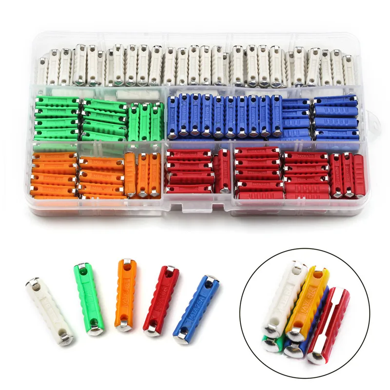 200PCS GBC European Automotive Fuse 5-40AMP Dia 6mm Continental Car Blade Bakelite Auto EU Fuse For Vintage Old Style Car
200PCS GBC European Automotive Fuse 5-40AMP Dia 6mm Continental Car Blade Bakelite Auto EU Fuse For Vintage Old Style Car