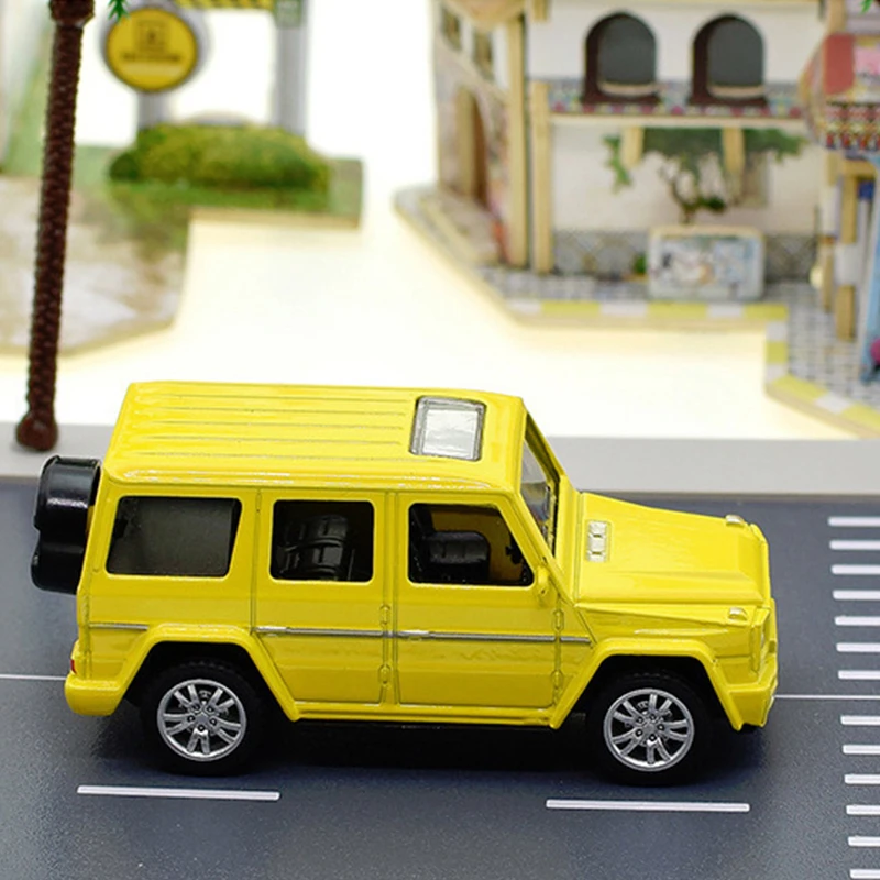 INBEAJYElectric Литые металлические игрушки для детей внедорожник BENZ G55 музыкальный