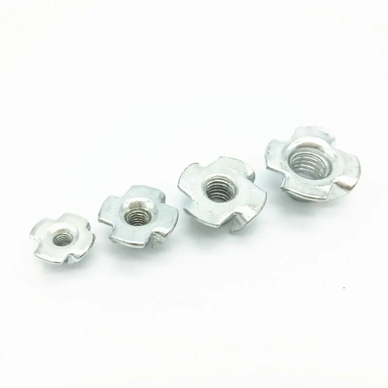 100pcs Zinc Plated Four Claws Nut Female Furniture Nut/Captive T Pronged Tee Blind Nuts M3 M4 M5 M6 M8
100pcs Zinc Plated Four Claws Nut Female Furniture Nut/Captive T Pronged Tee Blind Nuts M3 M4 M5 M6 M8