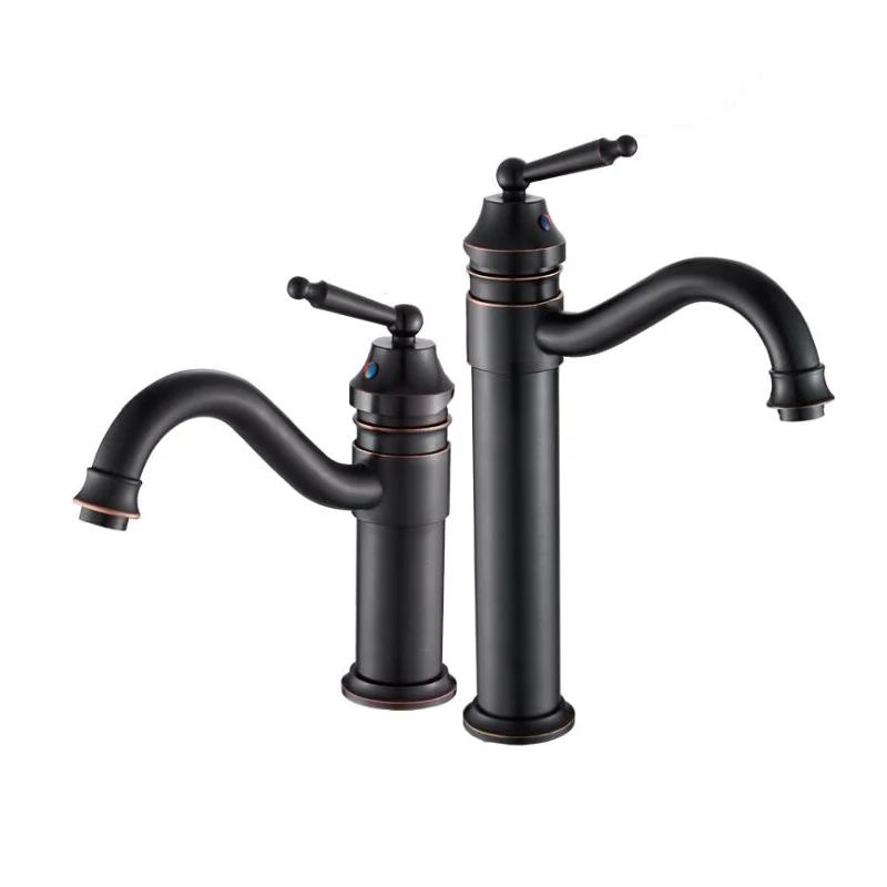 2 Colors Brass Material Deck Mounted Cold & Hot Water of Tall and Short Basin Faucet
2 Colors Brass Material Deck Mounted Cold & Hot Water of Tall and Short Basin Faucet
