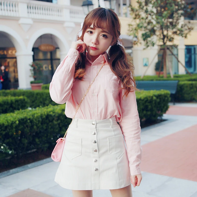 Princess sweet lolita shirt The new spring female cartoon super adorable rabbit Sen Embroidery Shirt girl female Plaid CS5246
Princess sweet lolita shirt The new spring female cartoon super adorable rabbit Sen Embroidery Shirt girl female Plaid CS5246