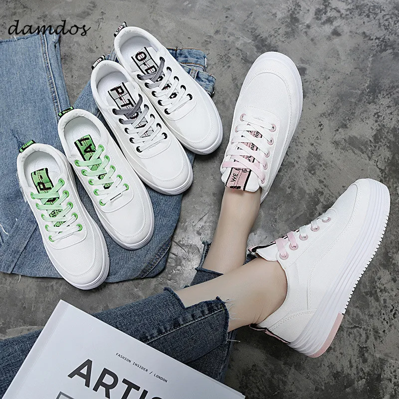 2019 Woman Sneaker Sports Shoes Canvas Face Female Skateboard Shoes Increased Sneaker Women
2019 Woman Sneaker Sports Shoes Canvas Face Female Skateboard Shoes Increased Sneaker Women