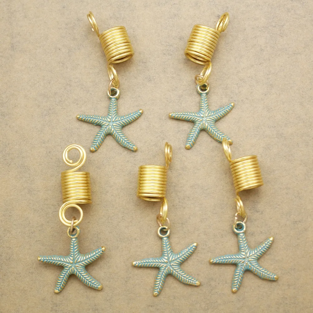 5x Viking Starfish Dreadlock Rasta Beard Bead Braid Hair Cuff Dress Clip Pin Christmas Gift Headband Headdress Gold Jewelry
5x Viking Starfish Dreadlock Rasta Beard Bead Braid Hair Cuff Dress Clip Pin Christmas Gift Headband Headdress Gold Jewelry