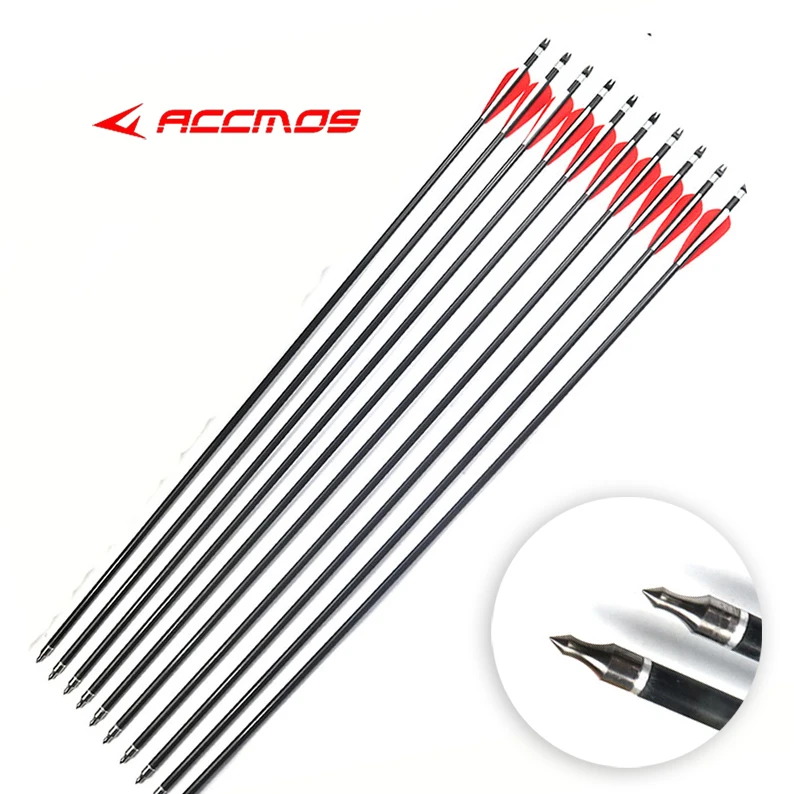 12Pcs OD 8 mm Fiberglass Arrow 80 cm Spine 500 With Nock Proof Ring Glass Fiber Arrow For 30-80lbs Compound /Recurve Bow Hunting
12Pcs OD 8 mm Fiberglass Arrow 80 cm Spine 500 With Nock Proof Ring Glass Fiber Arrow For 30-80lbs Compound /Recurve Bow Hunting