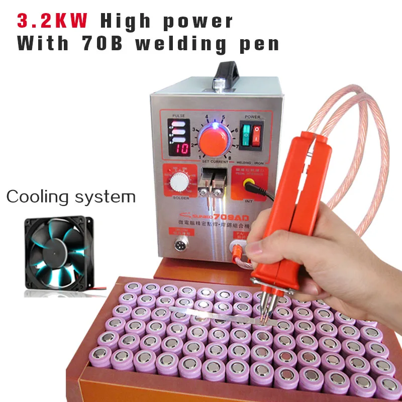 709AD (the upgrade one of 709A )High Power 3in1 Spot Welder & Soldering Station with Welding pen with HB-70B welding pen
709AD (the upgrade one of 709A )High Power 3in1 Spot Welder & Soldering Station with Welding pen with HB-70B welding pen