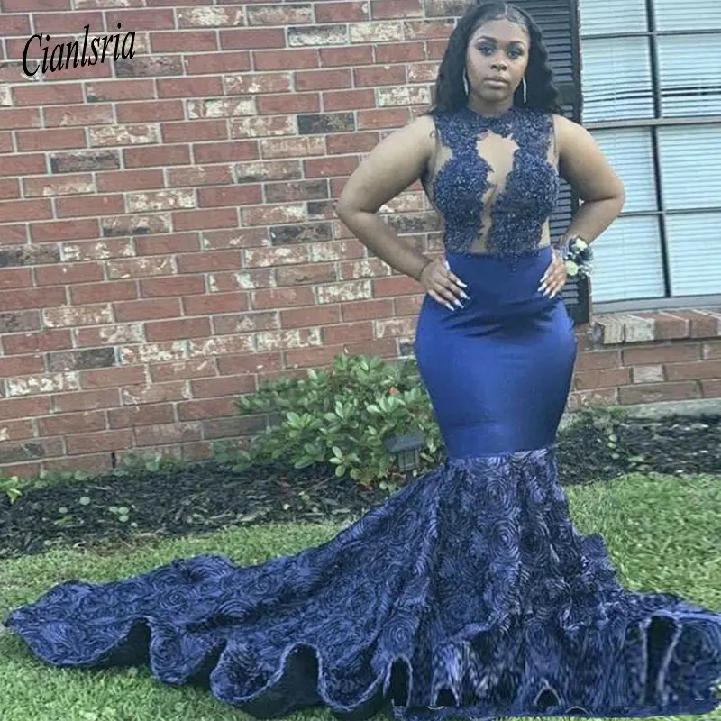 South African Cascading Rose Flowers Sweep Train Prom Dresses For 2K19 Prom Season Memaid Appliques Illusion Evening Gowns
South African Cascading Rose Flowers Sweep Train Prom Dresses For 2K19 Prom Season Memaid Appliques Illusion Evening Gowns