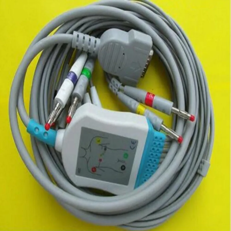 Compatible for GE Marquette MAC400, MAC500, MAC1000, MAC1100/1200,GE EKG ECG Cable 10 Leadwires Banana 4.0 End 10K Resistor
Compatible for GE Marquette MAC400, MAC500, MAC1000, MAC1100/1200,GE EKG ECG Cable 10 Leadwires Banana 4.0 End 10K Resistor
