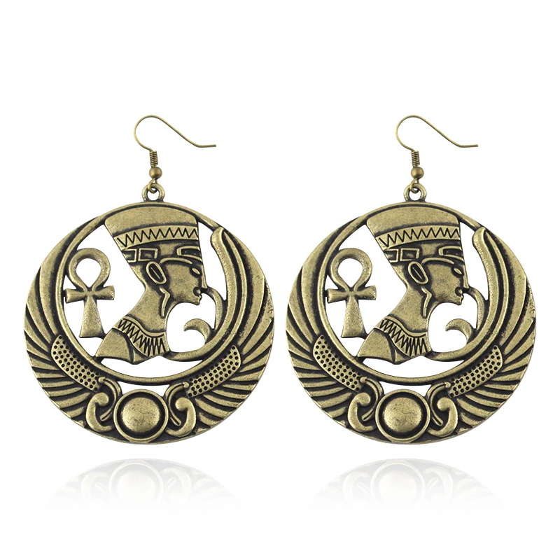 Bronze Ankh Earring Egyptian Pharaoh Nefertiti Scarab Queen Egypt Ancient charm Jewelry dangle Earrings
Bronze Ankh Earring Egyptian Pharaoh Nefertiti Scarab Queen Egypt Ancient charm Jewelry dangle Earrings