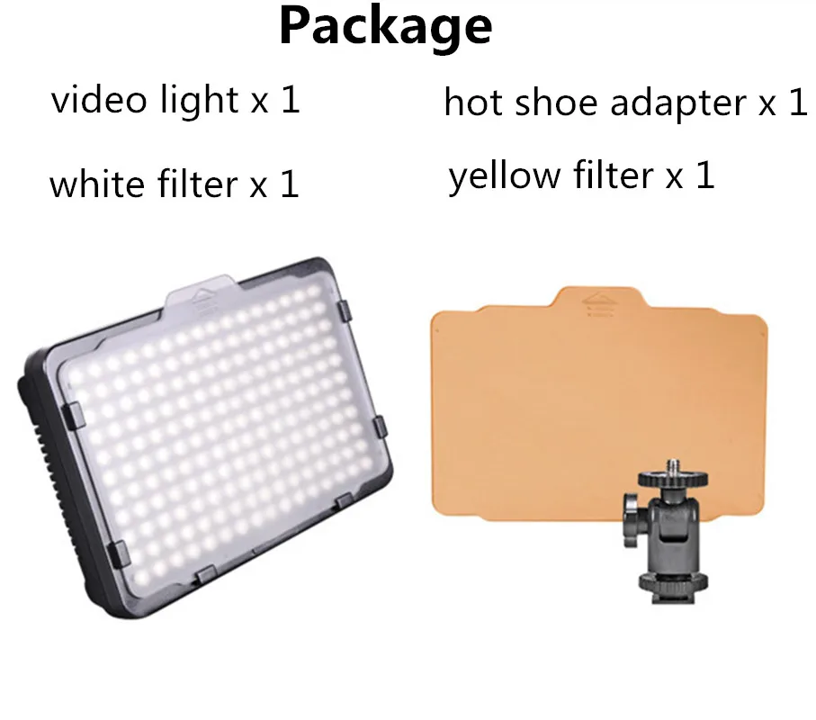 176 LED Video Light Bi-Color & Dimmable Camera Camcorder DSLR Video Light Lamp LED Light for Canon Nikon DV Camcorder
176 LED Video Light Bi-Color & Dimmable Camera Camcorder DSLR Video Light Lamp LED Light for Canon Nikon DV Camcorder