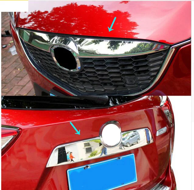 Подходит для Mazda CX-5 CX5 2012-2016 2 в 1 Передняя решетка гриля капота Задняя Крышка багажника Хромированная Крышка отделки защита молдинги сетка
Подходит для Mazda CX-5 CX5 2012-2016 2 в 1 Передняя решетка гриля капота Задняя Крышка багажника Хромированная Крышка отделки защита молдинги сетка