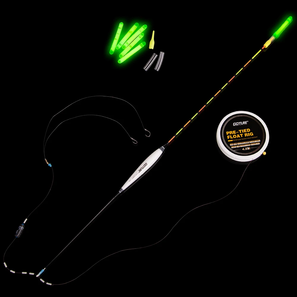 Goture Vertical Buoy Fishing Float Fishing Rig Chemical Light Sticks Set Kit Carp Fishing Accessories
Goture Vertical Buoy Fishing Float Fishing Rig Chemical Light Sticks Set Kit Carp Fishing Accessories
