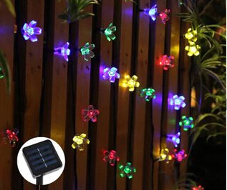 7M 50LEDS Peach Flower Solar Outdoor light Led garden Super Bright Led Christmas Lighting Lamps Solar Led String Lights
7M 50LEDS Peach Flower Solar Outdoor light Led garden Super Bright Led Christmas Lighting Lamps Solar Led String Lights