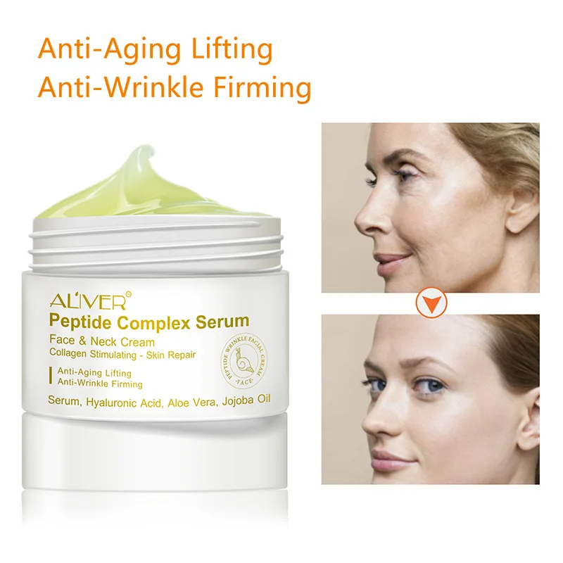 ALIVER Skin Care Face Cream Miracle Anti Aging Anti Wrinkle Lifting Firming Collagen Peptide Face Neck Cream 30g
ALIVER Skin Care Face Cream Miracle Anti Aging Anti Wrinkle Lifting Firming Collagen Peptide Face Neck Cream 30g
