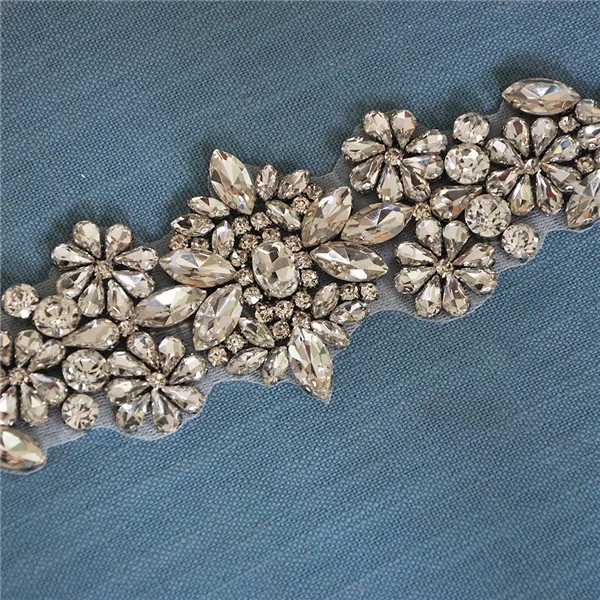 Bridal Belts with Crystals Bridal Wedding Accessories Belts for Women Wedding Dress Sash Belt of The Bride