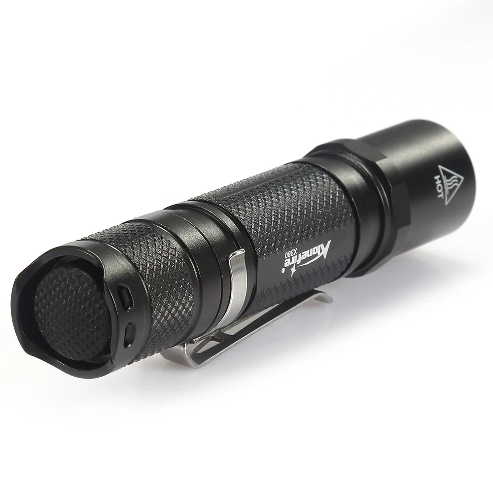 AloneFire X380 светодиодный фонарик 14500 Cree XPG2 мощный AA водонепроницаемый фонарь для