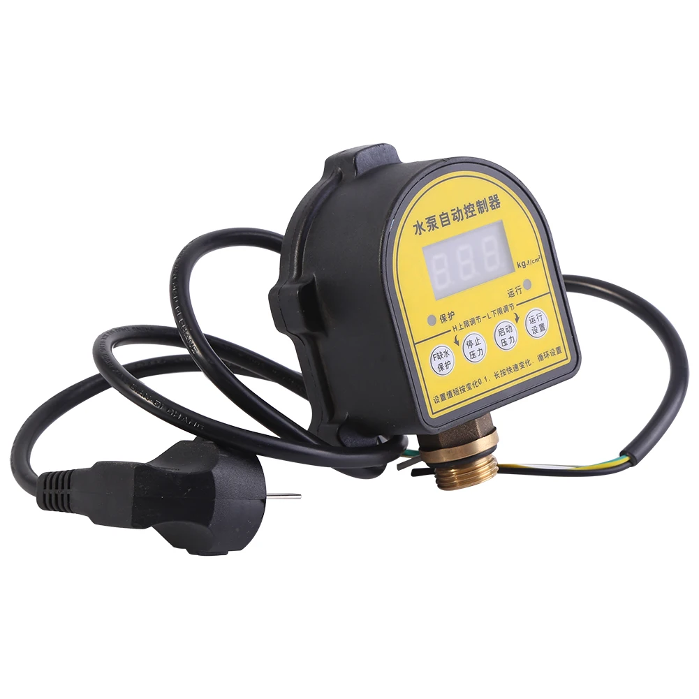 Household Automatic Digital Water Pump 220V Eletronic Pressure Controller Intelligent ON OFF Switch 220V
Household Automatic Digital Water Pump 220V Eletronic Pressure Controller Intelligent ON OFF Switch 220V