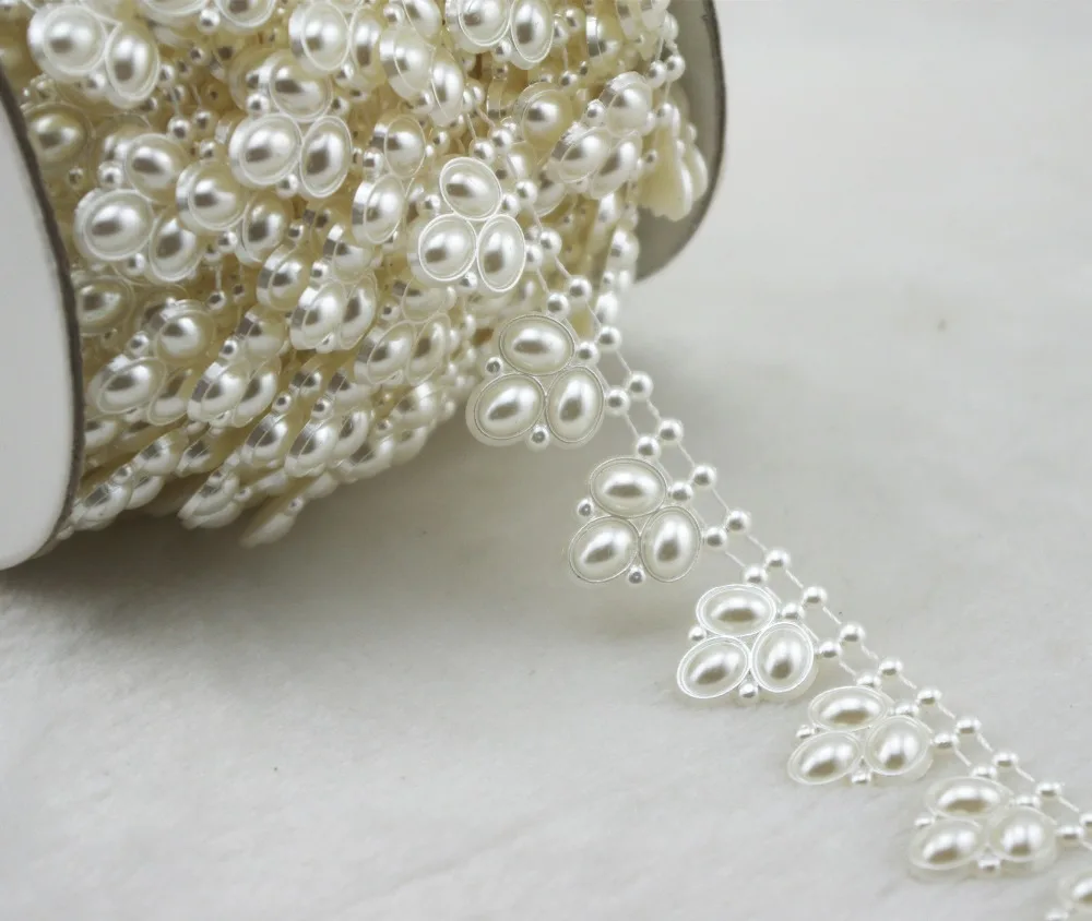 22mm Grape Shaped ivory Pearl Chain Trims Sewing Crafts Costume Applique Wedding Decoration LZ147
22mm Grape Shaped ivory Pearl Chain Trims Sewing Crafts Costume Applique Wedding Decoration LZ147