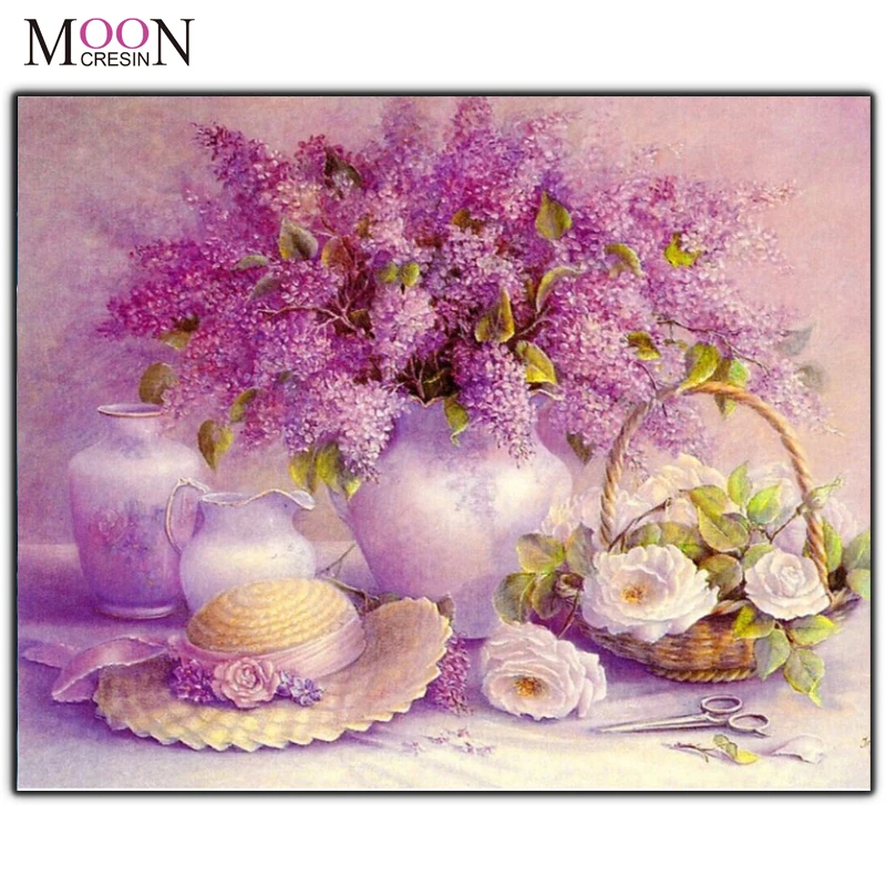 MOONCRESIN Diy Diamond Painting Cross Stitch White Peony Vase Diamond Embroidery Full Round Diamond Mosaic Handmade Flower Gifts
MOONCRESIN Diy Diamond Painting Cross Stitch White Peony Vase Diamond Embroidery Full Round Diamond Mosaic Handmade Flower Gifts